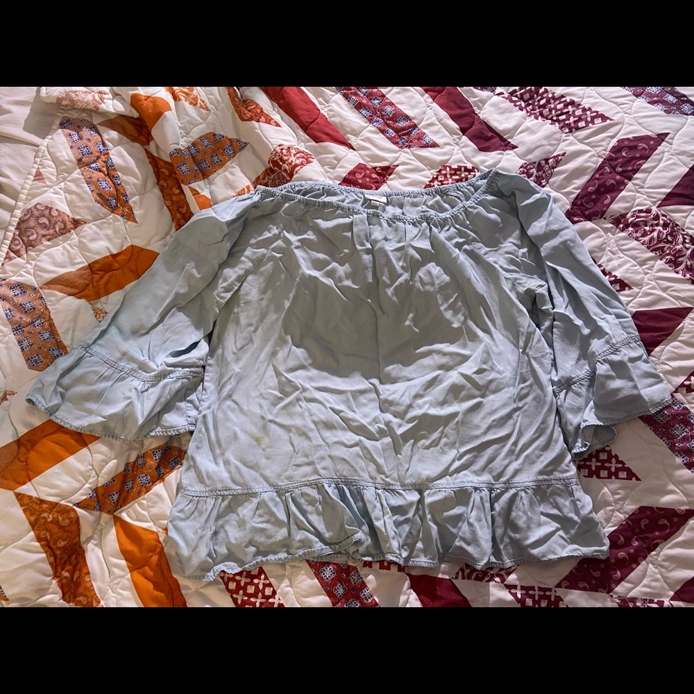 Chambray Babydoll Shirt